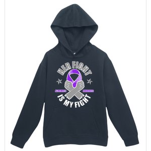 Her Fight Is My Fight Alzheimer's Awareness Urban Pullover Hoodie