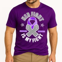 Her Fight Is My Fight Alzheimer's Awareness Cooling Performance Crew T-Shirt
