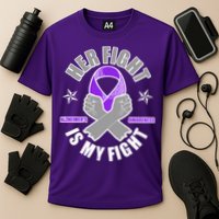 Her Fight Is My Fight Alzheimer's Awareness Cooling Performance Crew T-Shirt