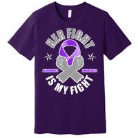 Her Fight Is My Fight Alzheimer's Awareness Premium T-Shirt