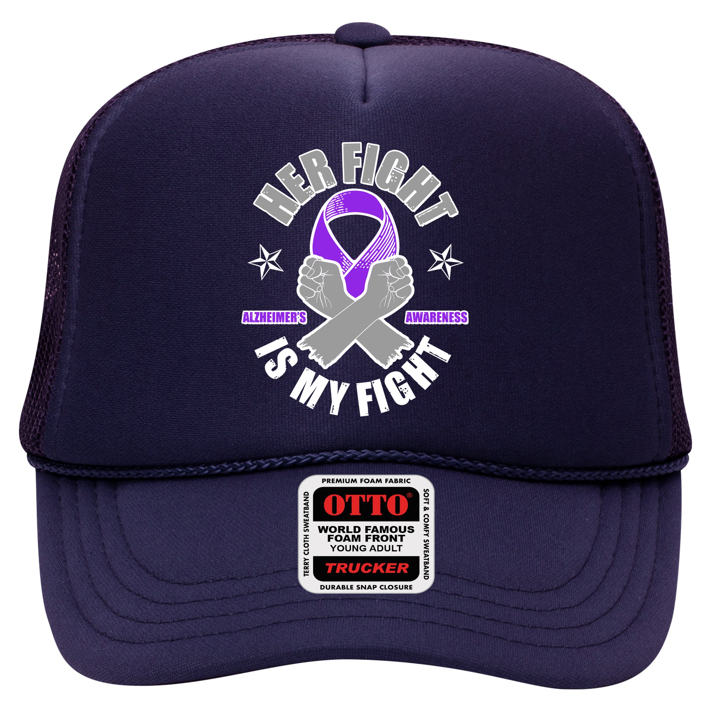 Her Fight Is My Fight Alzheimer's Awareness Hat