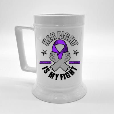 Her Fight Is My Fight Alzheimer's Awareness Beer Stein