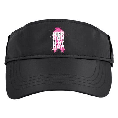 Her Fight Is My Fight Breast Cancer Adult Drive Performance Visor