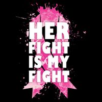 Her Fight Is My Fight Breast Cancer Bucket Hat