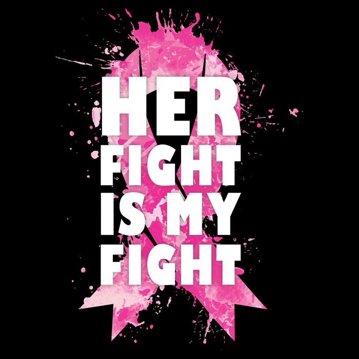 Her Fight Is My Fight Breast Cancer Bucket Hat