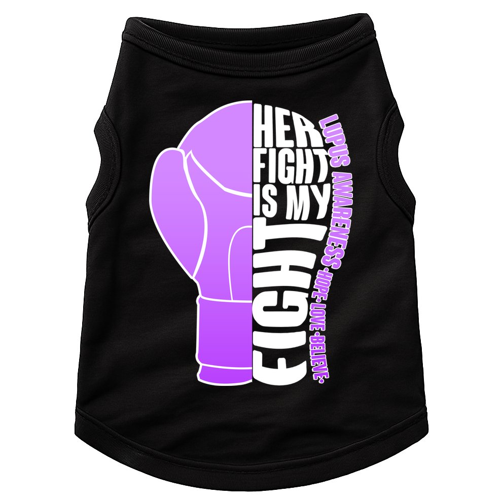 Her Fight is My Fight Lupus Awareness Doggie Tank