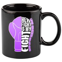 Her Fight is My Fight Lupus Awareness 11oz C Handle Ceramic Mug