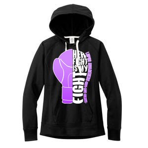 Her Fight is My Fight Lupus Awareness Women's Fleece Hoodie