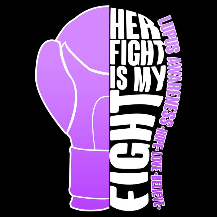 Her Fight is My Fight Lupus Awareness Flat Bill Trucker Hat