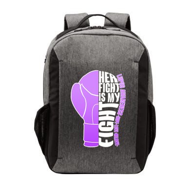 Her Fight is My Fight Lupus Awareness Vector Backpack