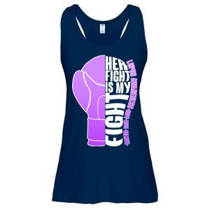 Her Fight is My Fight Lupus Awareness Ladies Essential Flowy Tank