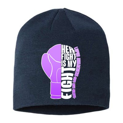 Her Fight is My Fight Lupus Awareness Sustainable Beanie