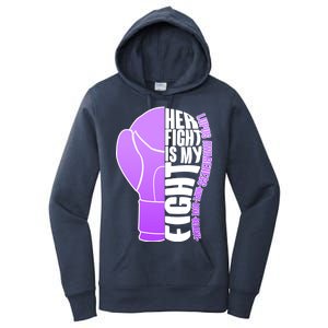 Her Fight is My Fight Lupus Awareness Women's Pullover Hoodie