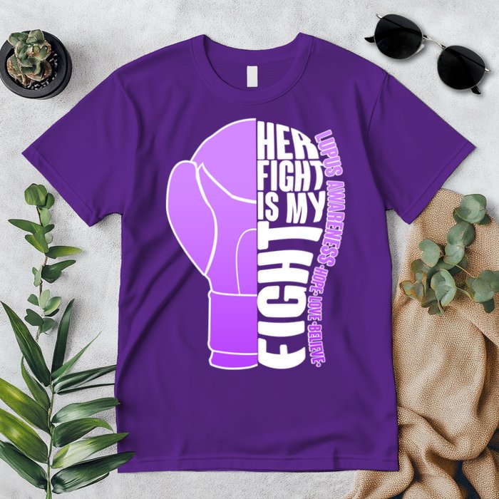 Her Fight is My Fight Lupus Awareness Premium T-Shirt