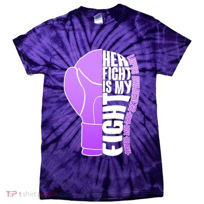 Her Fight is My Fight Lupus Awareness Tie-Dye T-Shirt