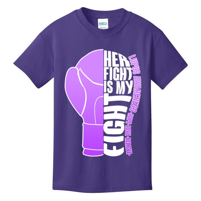 Her Fight is My Fight Lupus Awareness Kids T-Shirt