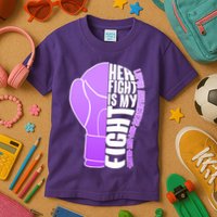 Her Fight is My Fight Lupus Awareness Kids T-Shirt