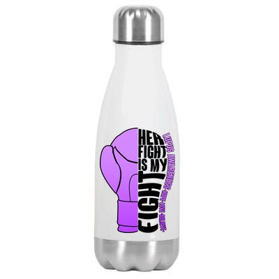 Her Fight is My Fight Lupus Awareness Stainless Steel Insulated Water Bottle