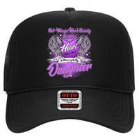 Her Wings Were Ready But My Heart Was Not In Memory of My Daughter High Crown Mesh Back Trucker Hat