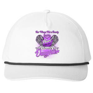 Her Wings Were Ready But My Heart Was Not In Memory of My Daughter Snapback Five-Panel Rope Hat