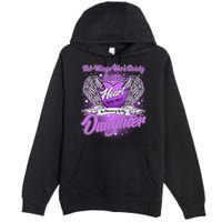 Her Wings Were Ready But My Heart Was Not In Memory of My Daughter Premium Pullover Hoodie