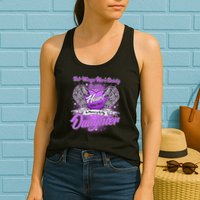 Her Wings Were Ready But My Heart Was Not In Memory of My Daughter Womens Tank Top