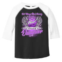 Her Wings Were Ready But My Heart Was Not In Memory of My Daughter Toddler Fine Jersey T-Shirt