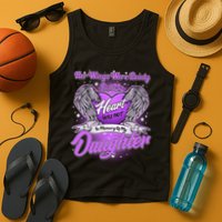 Her Wings Were Ready But My Heart Was Not In Memory of My Daughter Tank Top