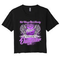 Her Wings Were Ready But My Heart Was Not In Memory of My Daughter Crop Top