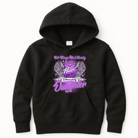 Her Wings Were Ready But My Heart Was Not In Memory of My Daughter Kids Hoodie