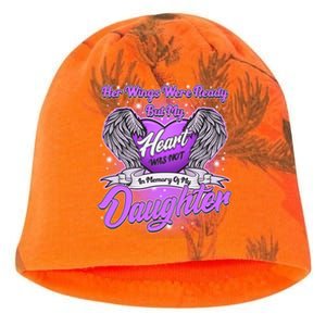 Her Wings Were Ready But My Heart Was Not In Memory of My Daughter Kati - Camo Knit Beanie