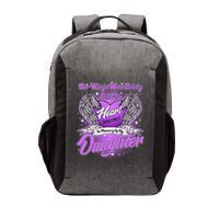 Her Wings Were Ready But My Heart Was Not In Memory of My Daughter Vector Backpack