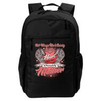 Her Wings Were Ready But My Heart Was Not In Memory Of My Mother Backpack