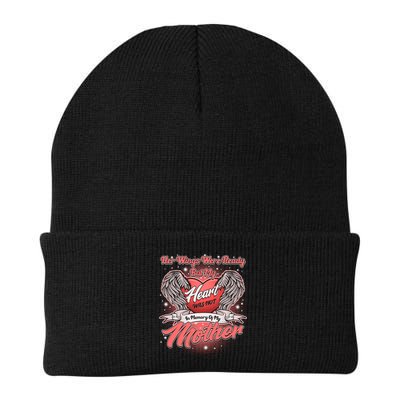 Her Wings Were Ready But My Heart Was Not In Memory Of My Mother Knit Cap Winter Beanie