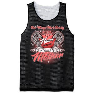 Her Wings Were Ready But My Heart Was Not In Memory Of My Mother Mesh Reversible Basketball Jersey Tank