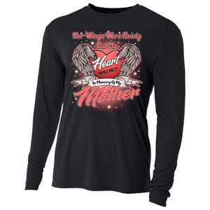 Her Wings Were Ready But My Heart Was Not In Memory Of My Mother Cooling Performance Long Sleeve Crew