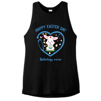 Happy Easter Radiology Nurse Cute Gift Cute Nurse Easter Day Funny Gift Ladies PosiCharge Tri-Blend Wicking Tank