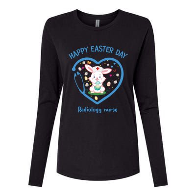 Happy Easter Radiology Nurse Cute Gift Cute Nurse Easter Day Funny Gift Womens Cotton Relaxed Long Sleeve T-Shirt