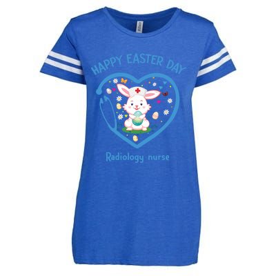 Happy Easter Radiology Nurse Cute Gift Cute Nurse Easter Day Funny Gift Enza Ladies Jersey Football T-Shirt