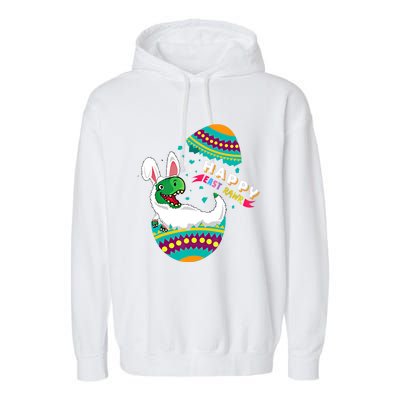 Happy East Rawr Cute Bunny Costume Ears Happy Easter Day Funny Gift Garment-Dyed Fleece Hoodie