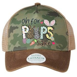 Happy Easter, Retro Easter, Oh For Poops Sake Legacy Tie Dye Trucker Hat