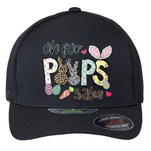 Happy Easter, Retro Easter, Oh For Poops Sake Flexfit Unipanel Trucker Cap