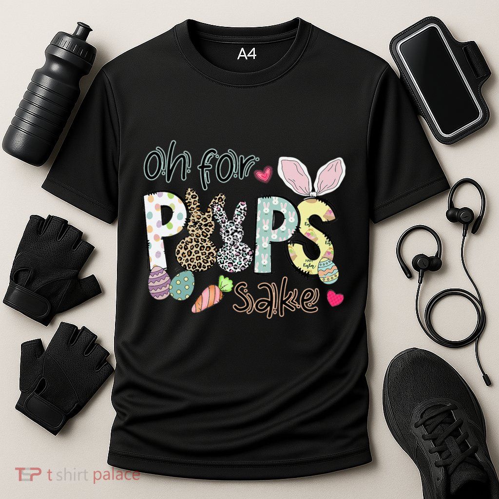 Happy Easter, Retro Easter, Oh For Poops Sake Performance Shirt