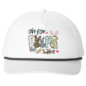 Happy Easter, Retro Easter, Oh For Poops Sake Snapback Five-Panel Rope Hat