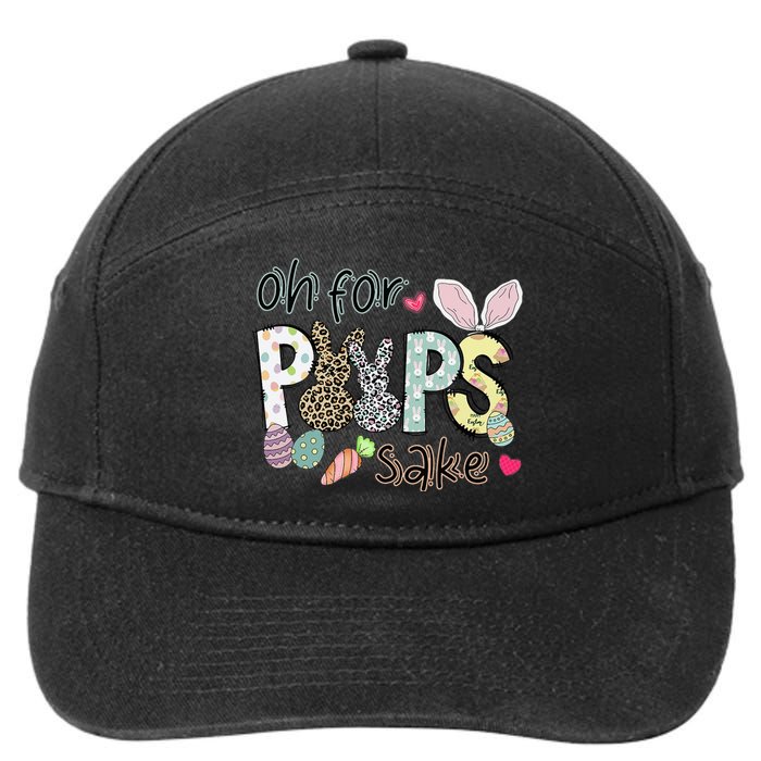 Happy Easter, Retro Easter, Oh For Poops Sake 7-Panel Snapback Hat