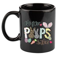 Happy Easter, Retro Easter, Oh For Poops Sake 11oz C Handle Ceramic Mug