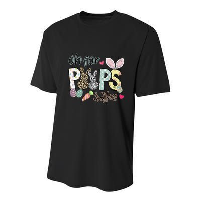 Happy Easter, Retro Easter, Oh For Poops Sake Youth Performance Sprint T-Shirt
