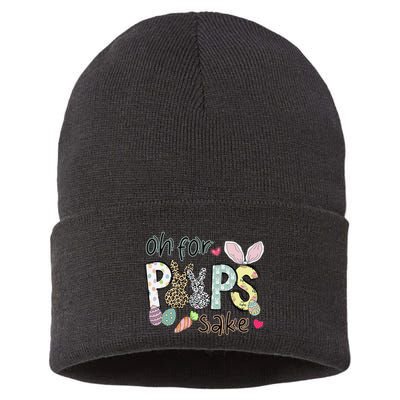 Happy Easter, Retro Easter, Oh For Poops Sake Sustainable Knit Beanie