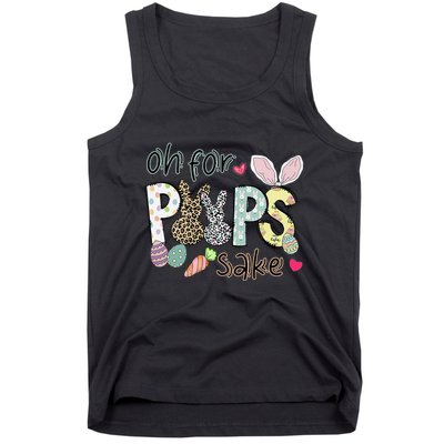 Happy Easter, Retro Easter, Oh For Poops Sake Tank Top