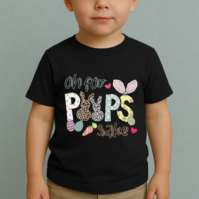 Happy Easter, Retro Easter, Oh For Poops Sake Toddler T-Shirt